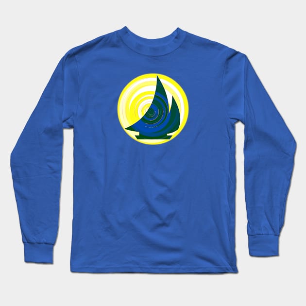 Sail Away Long Sleeve T-Shirt by TheDaintyTaurus